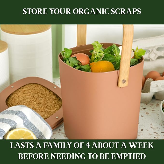 Bamboozle - 1 Gallon Compost Bin, Comes - Image 4