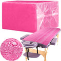Breling 100 Pcs 31.5 x 71 Inch Disposable Bed Sheets Oil-proof PE Film Massage by Breling