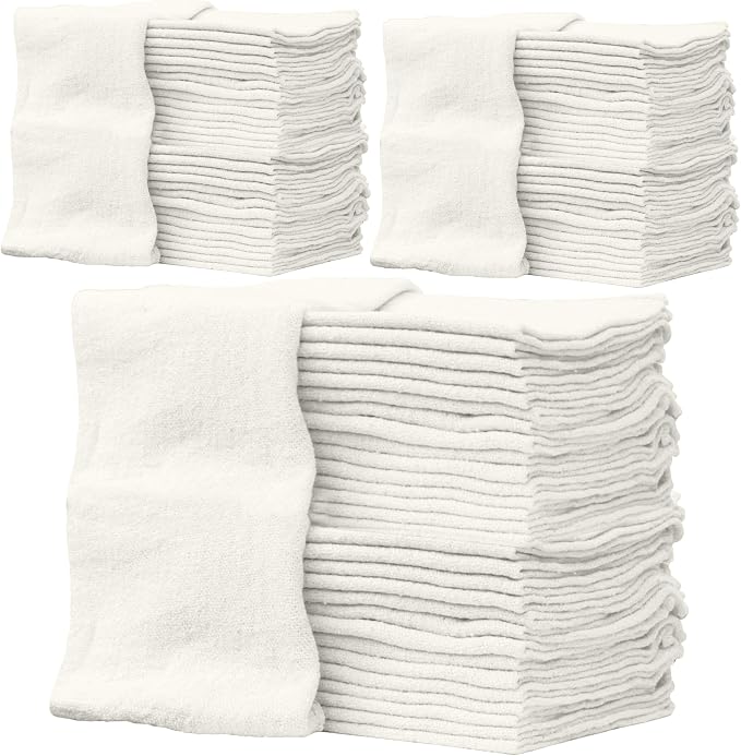 ZUPERIA Cotton Shop Towel – Multipurpose Cleaning Cloths Reusable Shop Rags - Image 2