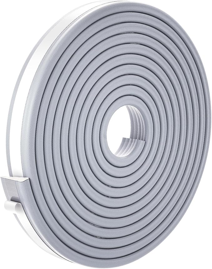 QDiShi 118" Wedge-Shape Weather Stripping Door Seal Weatherproof Foam Seals - Image 2
