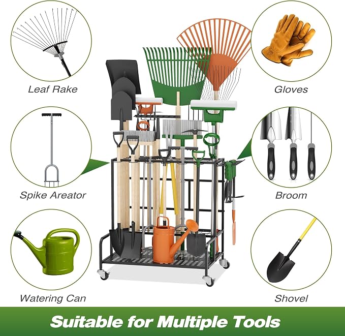 Garden Tool Organizer Rack - Image 4