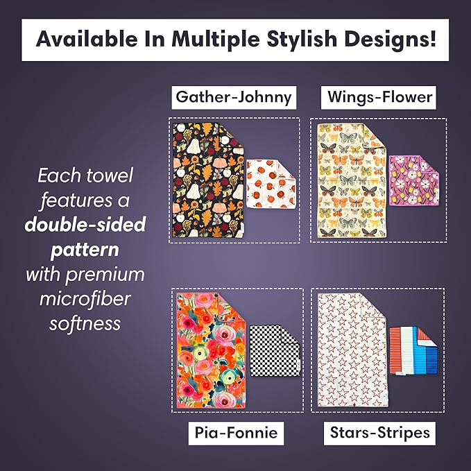 Microfiber Hand Towel & Washcloth Set of 2 - Image 7