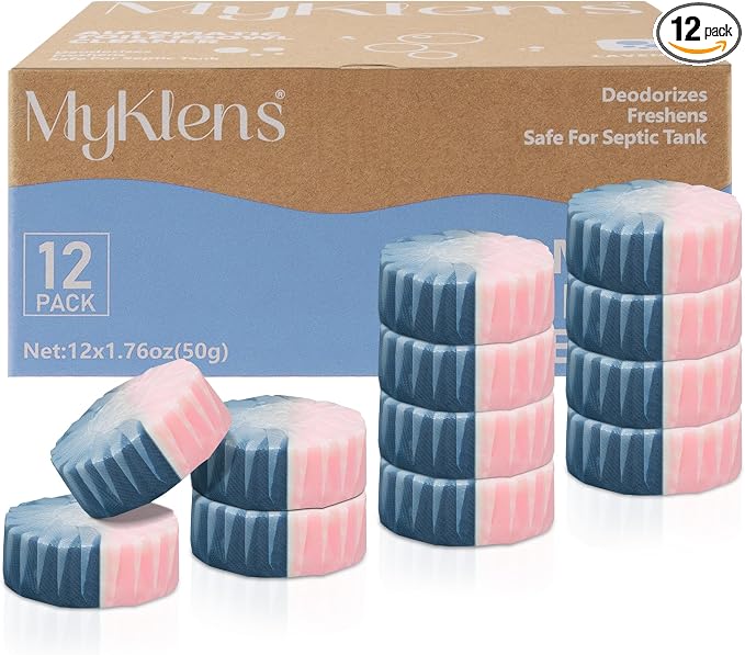Toilet Bowl Cleaner Tablets, Automatic Toilet Bowl Cleaners, Long-Lasting by MyKlensLife