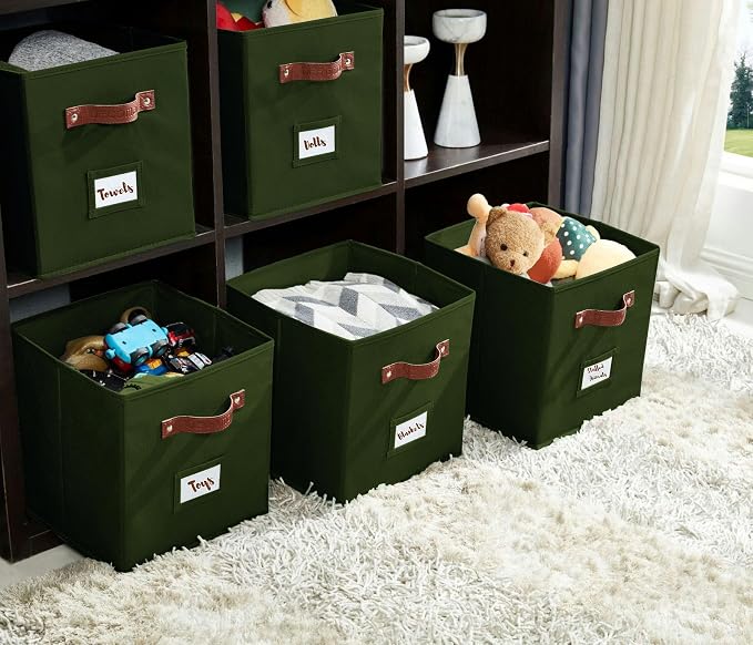 DECOMOMO Storage Cubes, Fabric Organizer Bins - Image 8