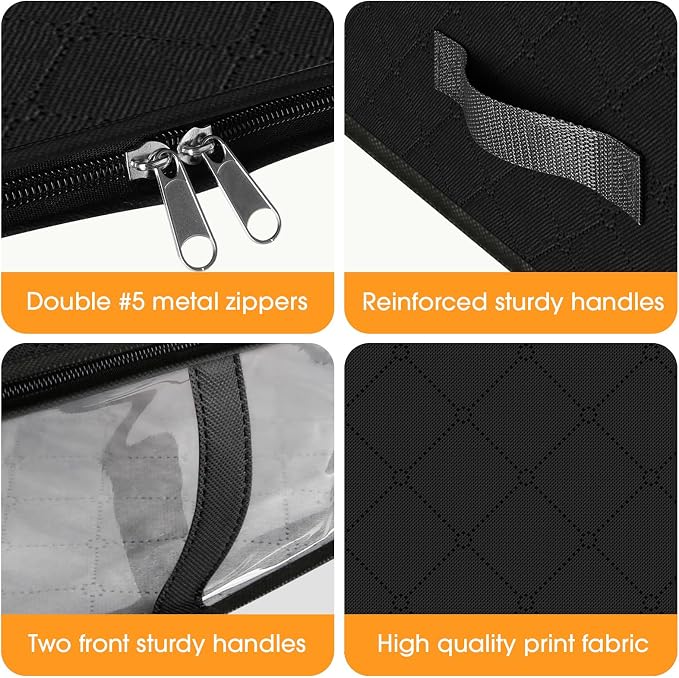 StorageRight Under Bed Storage Bins, Breathable Organizer - Image 2