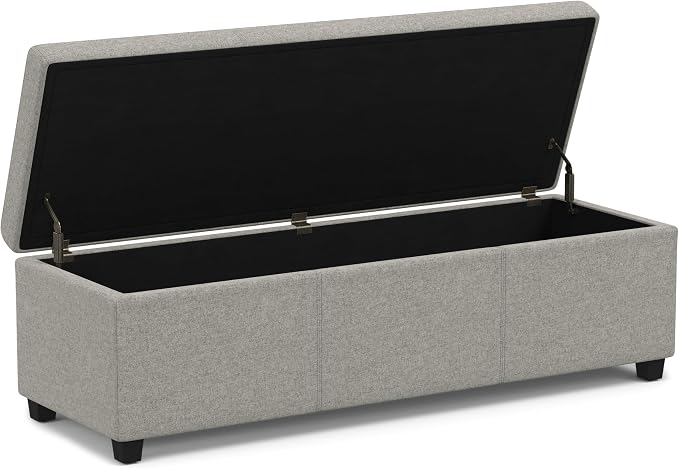 SIMPLIHOME Avalon 54 inch Wide Contemporary Rectangle Extra Large Storage - Image 4