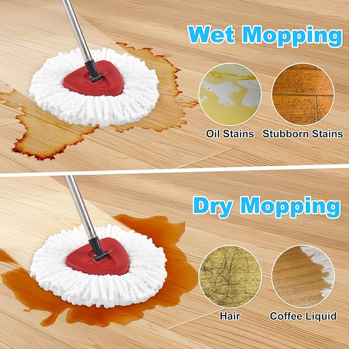 Mop Replace Head for O Cedar, Mop Handle for Ocedar, Mops Heads Replacements - Image 4