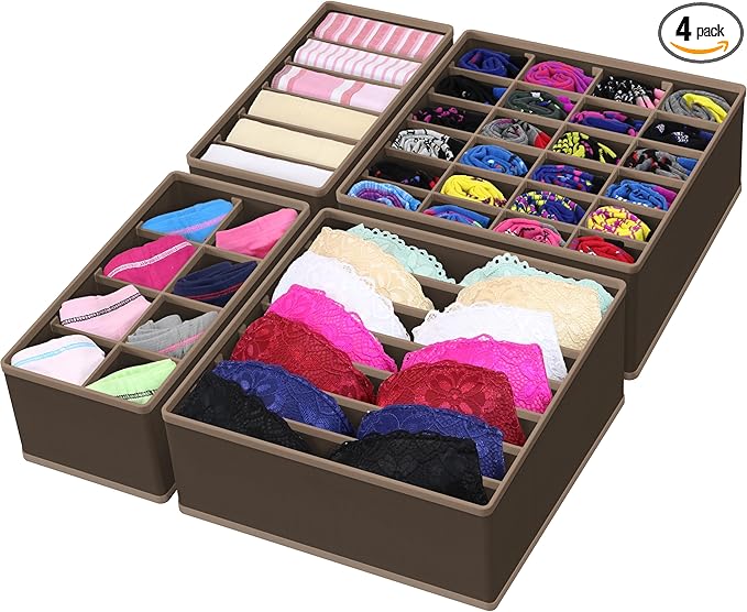 Simple Houseware 4-Pack Drawer Organizer Set by SimpleHouseware
