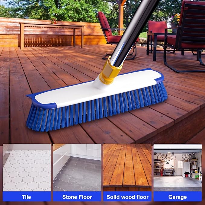 ITTAR 12" Wide Floor Scrub Brush - Image 8