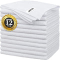 FIXSMITH White Microfiber Cleaning Cloth -Pack of 12, Highly Absorbent Cleaning by FIXSMITH