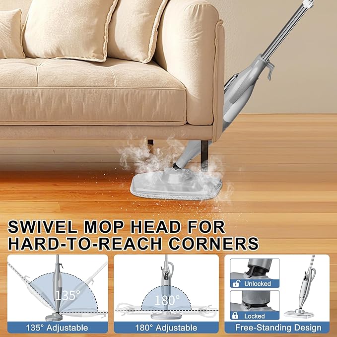 Steam Mop, 11-in-1 Powerful Steam Cleaner - Image 4