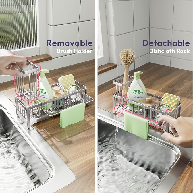 SWTYMIKI Sponge Holder for Kitchen Sink - Image 3