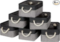 Temary Fabric Storage Baskets 6 Pcs Small Cloth Basket by TEMARY
