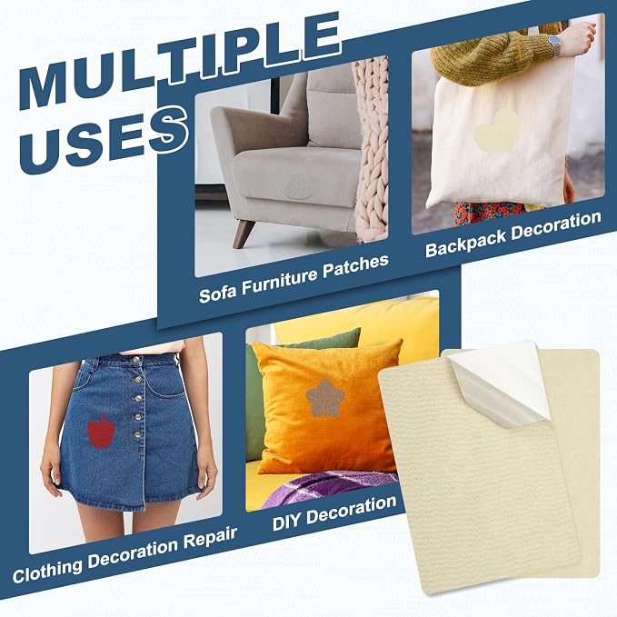 PATIKIL 8x11 Inch Linen Repair Patches - Image 6