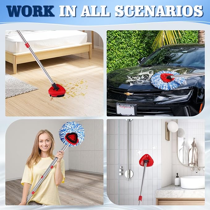 6 Pack Mop Replacement Heads Compatible - Image 5