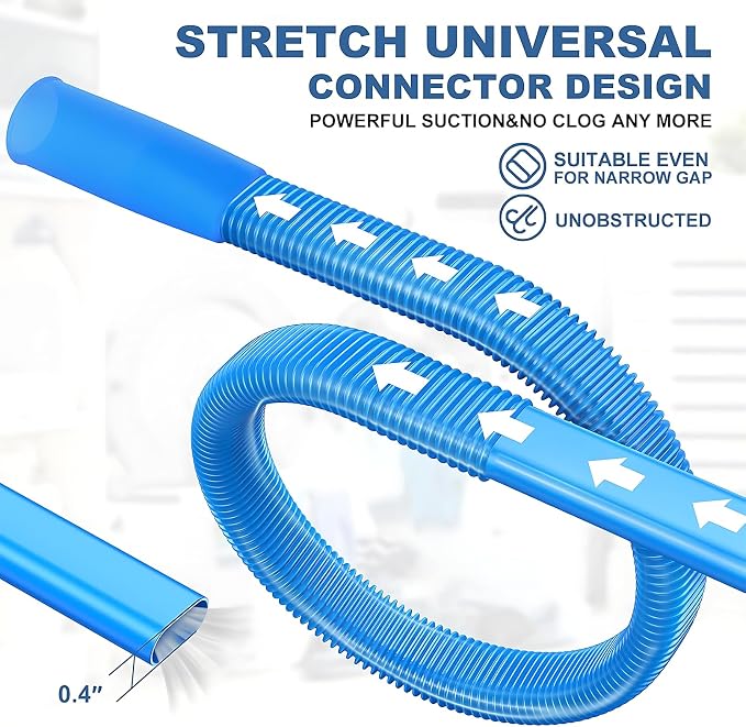Upgraded Dryer Vent Cleaner Kit: Universal Vacuum Hose Attachment - Image 6