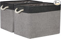 Temary Large Storage Baskets 2 Pack Cloth Basket by TEMARY