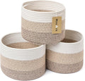 Small Basket for Organizing | Cube Shelf Closet Storage Baskets | 9.7×9.7×7.1” by MiniArkStorageBasketsHome