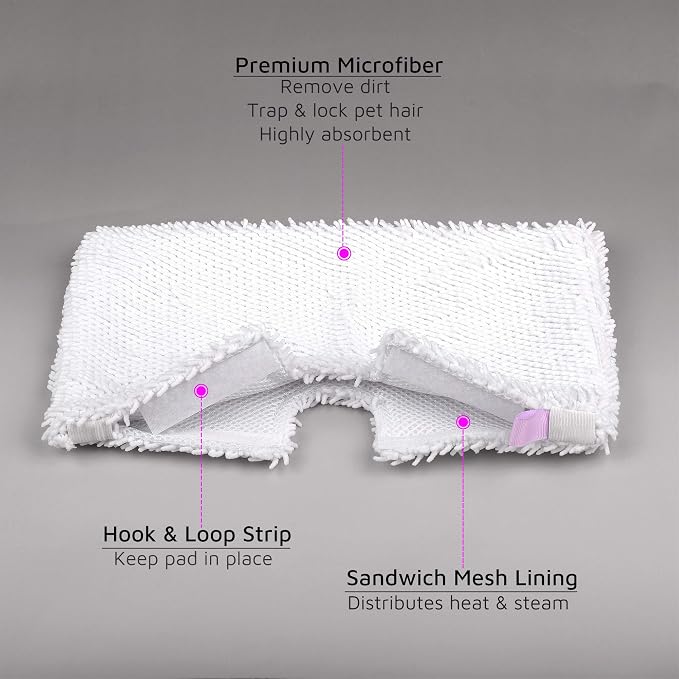 Flammi Steam Mop Replacement Pads - Image 5