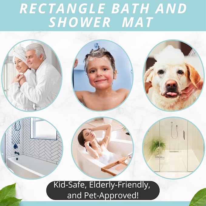 ENKOSI Bath Mat – Large 40 x 16 Inch Non-Slip Bathtub Mat - Image 5