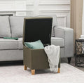 Adeco Fabric Storage Ottoman Bench by Adeco