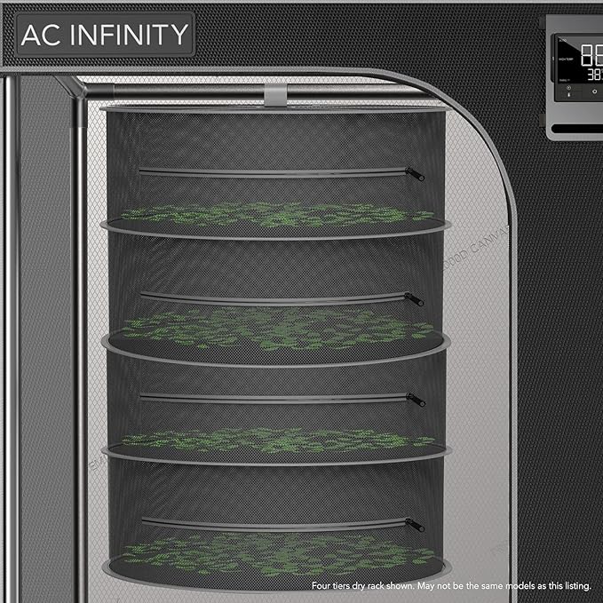 AC Infinity Herb Drying Rack, 2-Layer Hanging Mesh Net - Image 6