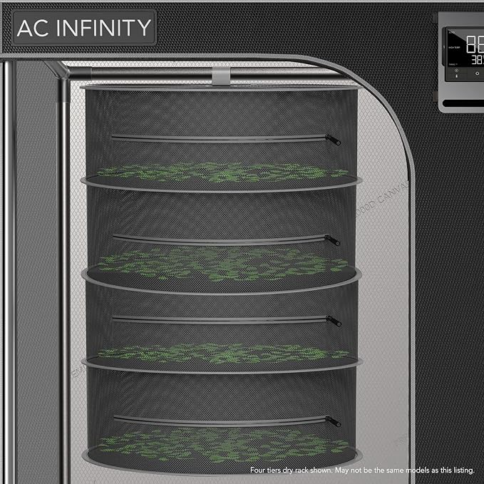 AC Infinity Herb Drying Rack, 6-Layer Hanging Mesh Net - Image 6