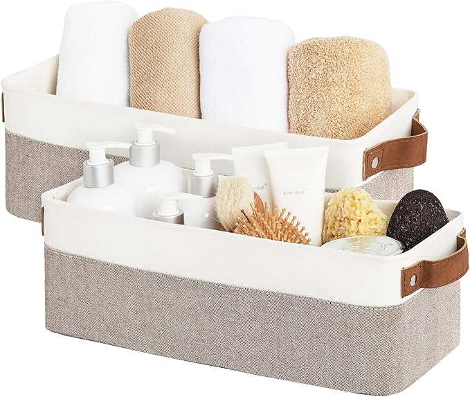 StorageWorks Narrow Storage Bins, Small Baskets by StorageWorks