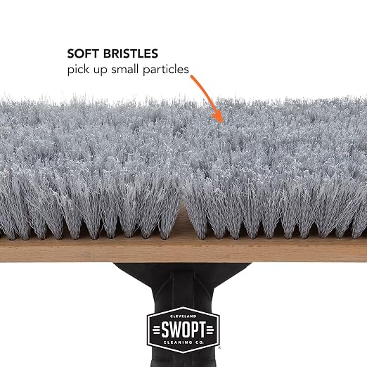 SWOPT 18” Premium Multi-Surface Push Broom Head — Indoor and Outdoor Push Broom - Image 8