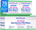 Safe n' Simple No Sting Skin Prep Wipes by SAFENSIMPLECLEANCOMFORTABLECONFIDENT