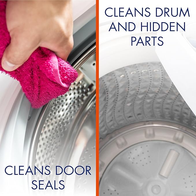 Glisten Washing Machine Cleaner, Helps Remove Odor, and Limescale, Fresh Scent - Image 5