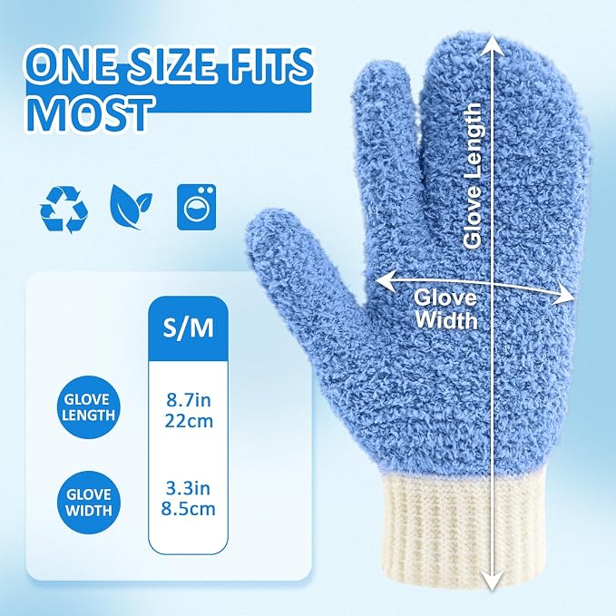 MIG4U Microfiber Dusting Gloves House Cleaning Glove - Image 8