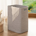 OIAHOMY Laundry Hamper, Laundry Basket，Rectangle Cotton Storage Basket by MasterofSpaceOptimization