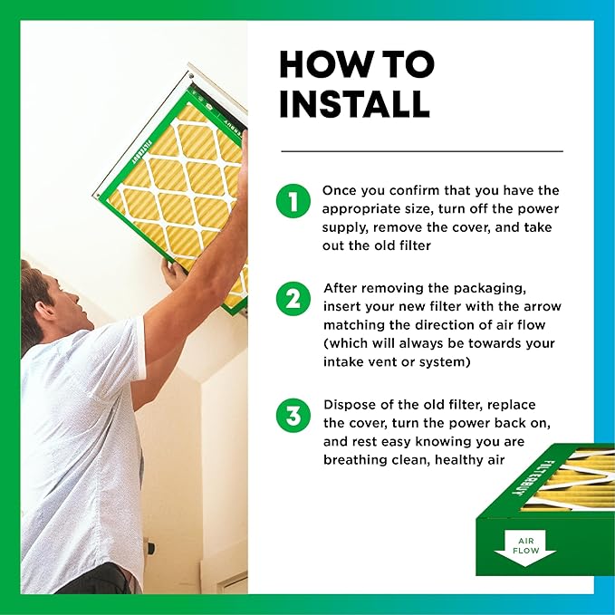 Filterbuy 30x30x1 Air Filter MERV 11 Allergen Defense Replacement, - Image 5