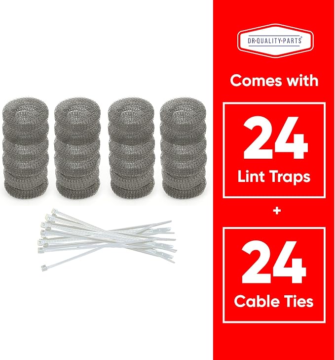 Washing Machine Lint Trap – Stainless Steel Hose Filter, Mesh Drain Catcher - Image 3