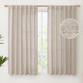 YoungsTex Short Linen Curtains 54 Inches Long by YoungsTex