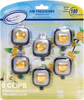 Air Jungles French Osmanthus Scent Car Air Freshener Clip, 6 Vent Clips by AirJungles