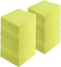 Microfiber Cleaning Cloths, 120 Pack, All-Purpose, Highly Absorbent, Washable by JDHomease