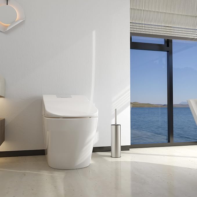 Toilet Brush and Holder, Stainless Steel Toilet Brushes - Image 6