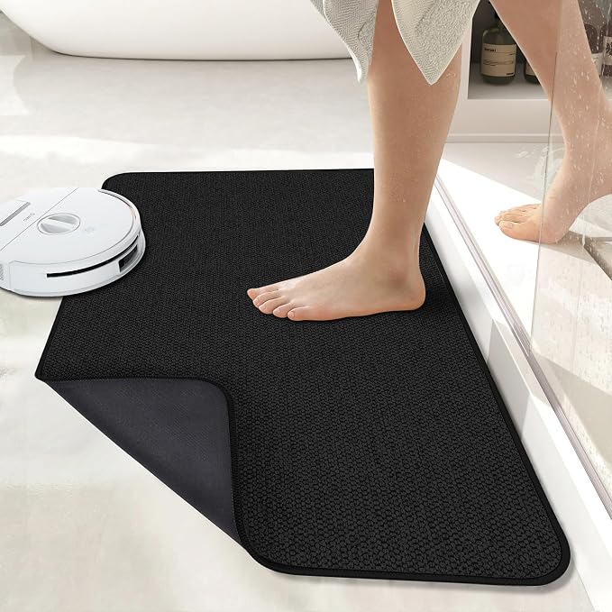 Bath Mat, Ultra Thin Bathroom Runner Rugs, Large Bath Mats - Image 6