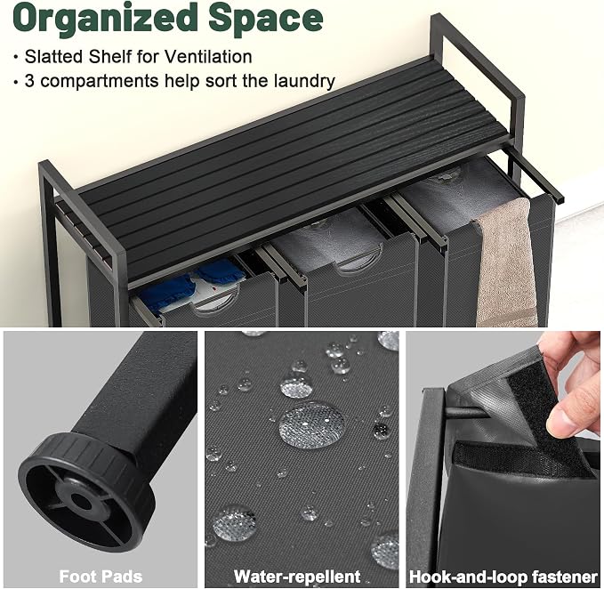 Laundry Hamper, Laundry Sorter - Image 3