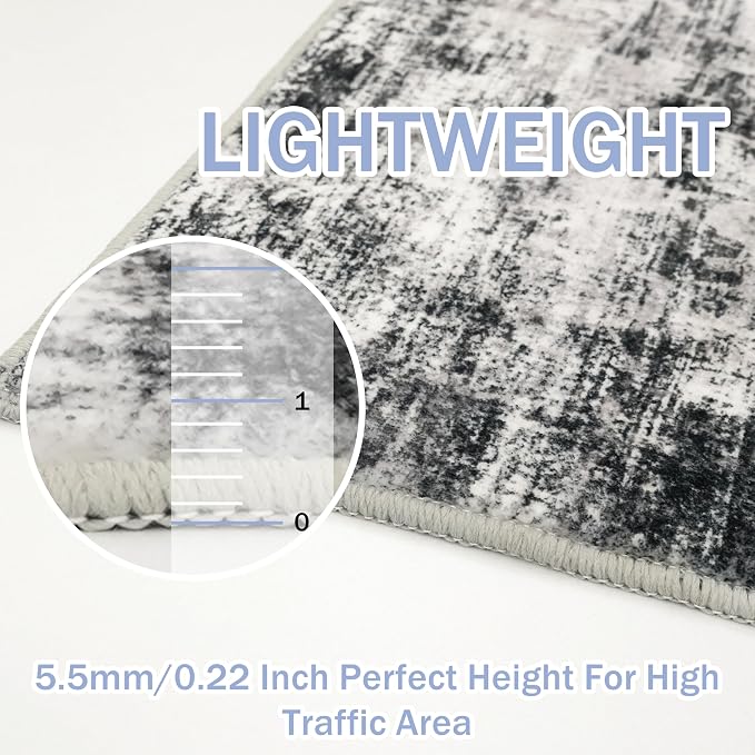 IOHOUZE Abstract Area Rugs 8x10 Ft Washable Large Rugs - Image 5