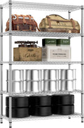IZEUK 4250 LBS Garage Shelving Wide Storage Shelves 5 Tier Metal Shelves Heavy by IZEUK