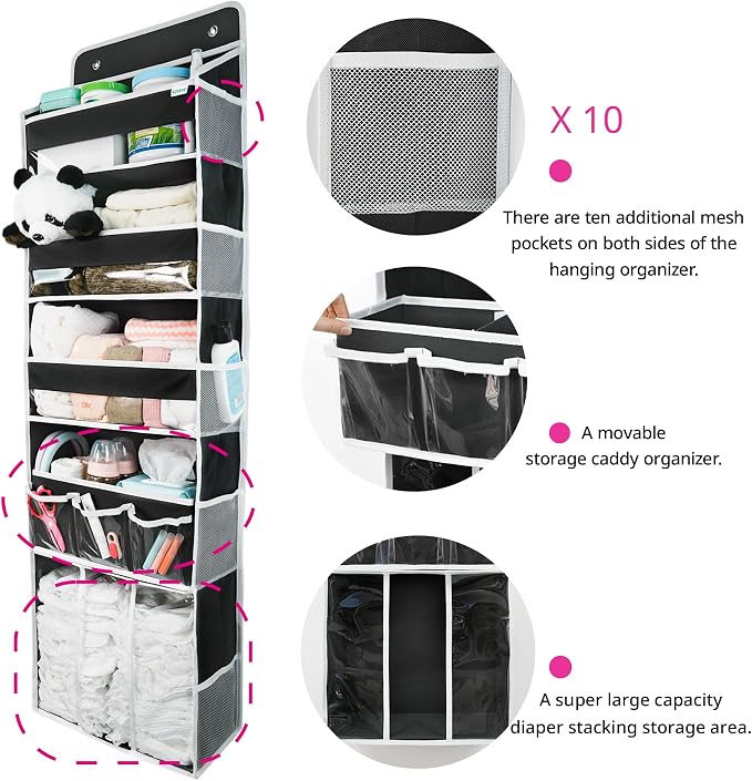 Door Hanging Storage Organizer, - Image 4