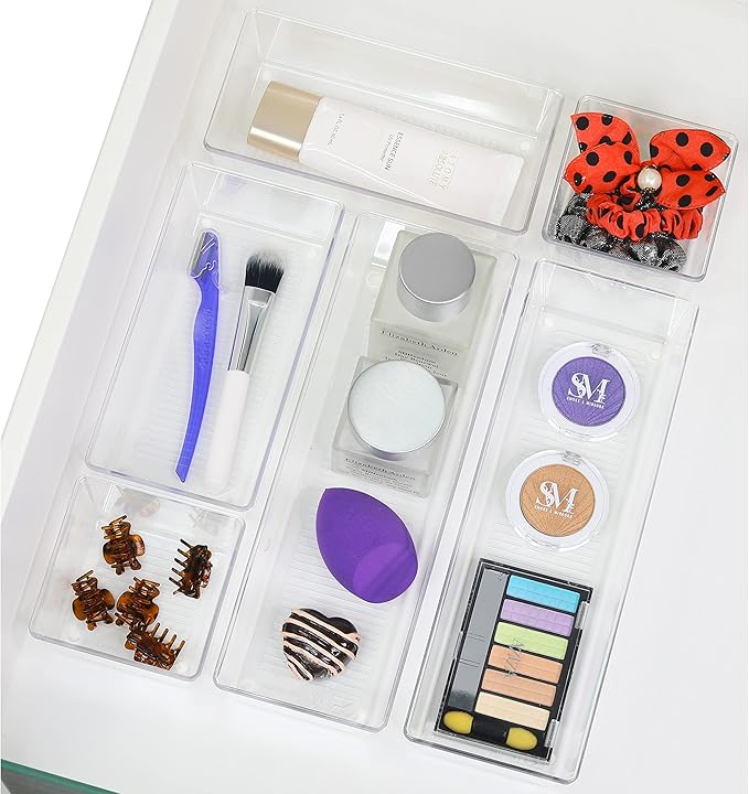 Simple Houseware Clear Drawer Organizer - Image 6