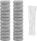 24PCS Lint Traps for Washing Machine, Stainless Steel Mesh Snare Trap Washer by Motroce