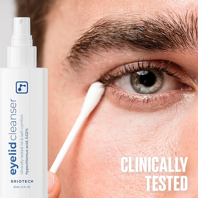 BRIOTECH Eyelid Cleanser, Hypochlorous Acid Spray, Lid & Eyelash Cleanser - Image 4