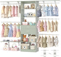 Closet System - 4.75-8FT Closet Organizer System by Besiost