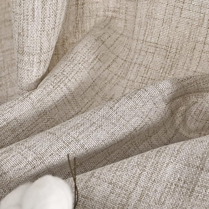 YoungsTex Natural Linen Curtains 84 Inches - Image 7