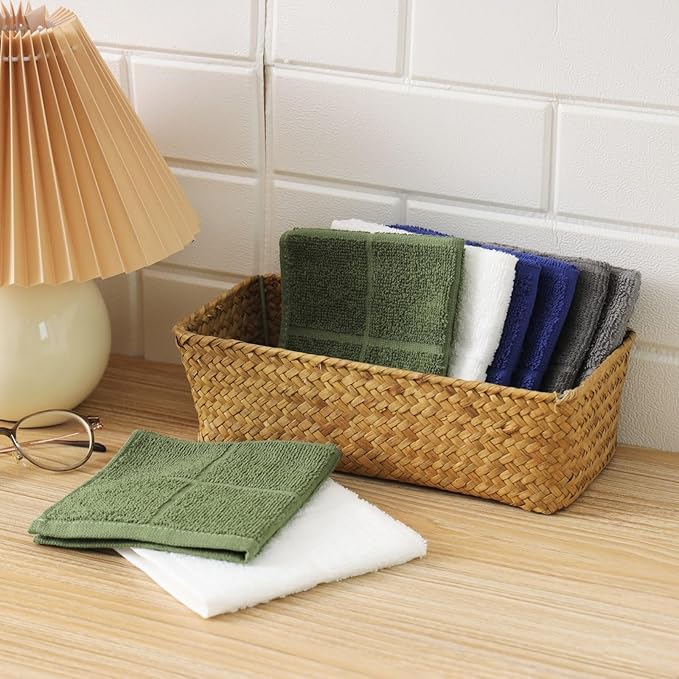 Glynniss Dishcloths Kitchen Highly Absorbent Dish Rags 100% Cotton Dish Cloths - Image 6